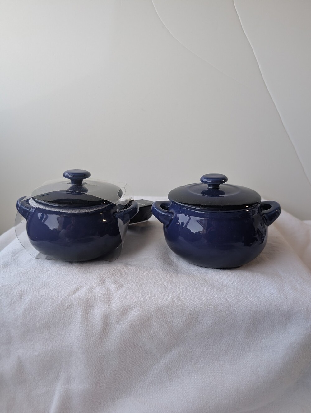 Denby Imperial Blue Individual Mini Casseroles with Lids  - 2 - Picture 3 of 12